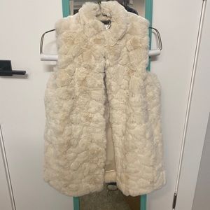 Faux fur vest